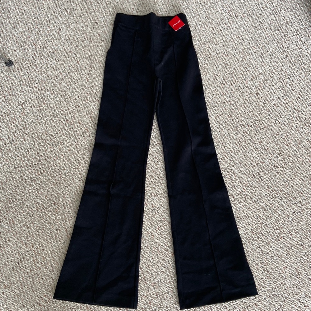 SPANX hi rise flare in black size XS BNWT